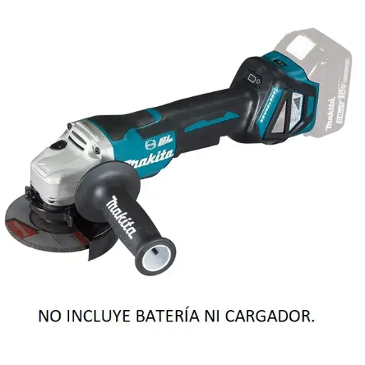[DGA467Z] Esmeril Angular 4-1/2" - Vel. Variable 3.000-8.500 rpm. 2,4 kg. BL Motor, XPT, AFT, ADT, Hombre Muerto con/FRENO Makita DGA467Z