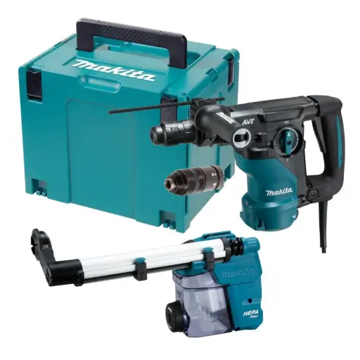 [HR3012FCWJ] Rotomartillo Mandril Rápido SDS-PLUS 32 mm Aspirado 1050w Makita Hr3012fcwj