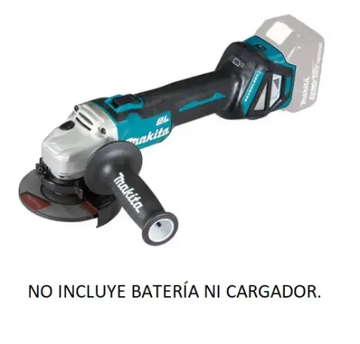 [DGA462ZU] Esmeril Angular 115mm (4-1/2") INALAMBRICO 18V c/AWS Makita DGA462ZU