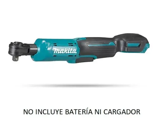 [WR100DZ] Llave de Chicharra 12V Max (CXT) 0-800 rpm (Max. Torque 47.5 N.m) 1,0 kg, 3/8',1/4' XPT Makita WR100DZ