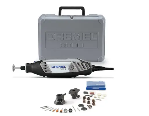 [F0133000PT] Dremel 3000 Herramienta Multipropósito Con 2 Adaptadores y 30 Accesorios + Maletín