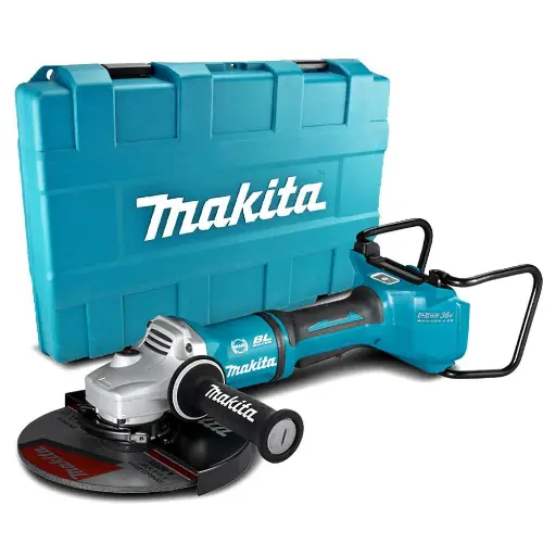 [DGA901Z] Esmeril Angular 9" - 6.000 rpm. - M14 - 8,0 kg. 18V X2 (36V) BL Motor XPT AWS (Auto-start Wireless System) Makita DGA901Z