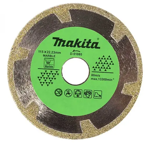 [D-51085] DISCO DIAMANTADO ELECTROCHAPADO 115mmx22.23mm Makita D-51085
