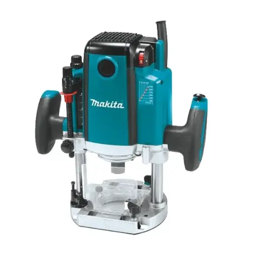 [RP2301FC] Rebajadora 1/2" y 1/4" 1850 W. Velocidad variable 9.000 - 23.000 rpm. Makita RP2301FC