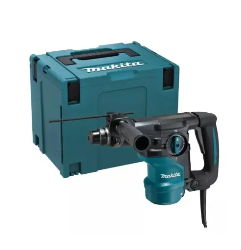 [HR3001CJ] Martillo de Combinacion SDS-PLUS 30 mm. 1,050 W. 0-1.100 rpm. 3 modos. 4,1 kg. Makita HR3001CJ