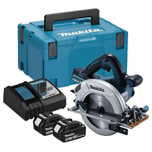 [DHS680RFJ] Sierra Circular 6-1/2" (165 mm) 5.000 rpm. (0°:57mm / 45°:41mm) 3,3 kg. / 2 Bat. Li-ion 3,0Ah + Cargador, BL Motor MAKPAC