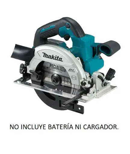 [DHS661Z] Sierra Circular 6-1/2" (165 mm) 5.000 rpm. (0°:57mm / 45°:41mm/50°: 37 mm) 3,2kg. / BL Motor , AWS, Makita DHS661Z