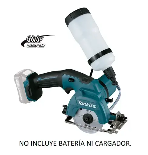 [CC301DZ] Cortadora 12V Max (CXT) / 1.500 rpm (0°:25,5 mm. / 45°:16,5 mm.) 1,7 kg. Makita CC301DZ
