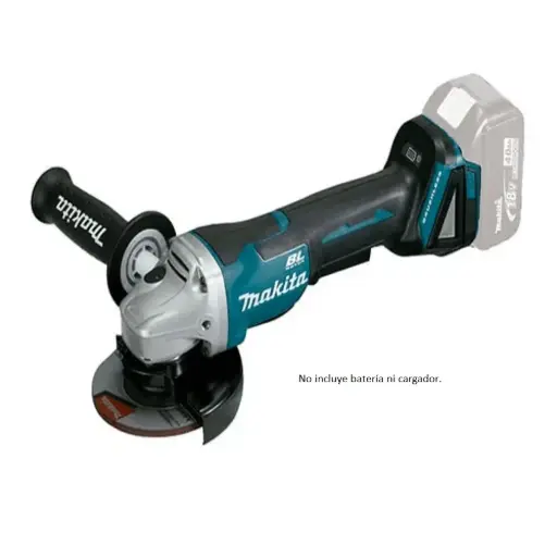 [DGA458Z] Esmeril Angular 4-1/2" - 8.500 rpm. 2,4 kg. BL Motor, XPT, AFT, ADT, Hombre Muerto con/FRENO Makita DGA458Z