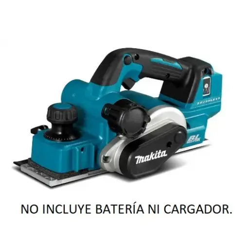 [DKP181Z] Cepillo 82 mm. Profundidad de Cepillado 2,0 mm. Motor BL Makita DKP181Z