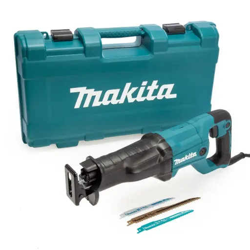 [JR3051TK] Sierra Sable 1200 W. - Vel. Variable, Capacidad máxima corte 90 mm. Makita JR3051TK