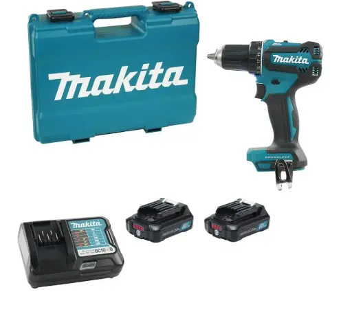 [DF333DWYE-2] Taladro Atornillador 12V Max (CXT) + 2 BAT. 12v 2,0 Ah Makita DF333DWYE