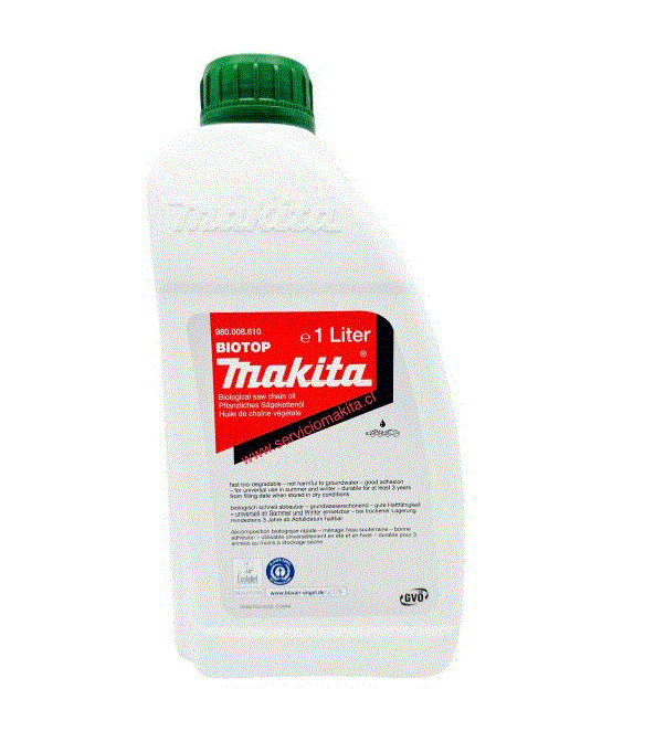 [980008610] Aceite Biodegradable 1 Lt Cadena Motosierra Makita Biotop Makita 8610