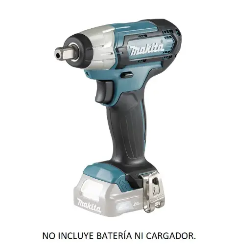 [TW141DZ] Llave de Impacto 12V Max (CXT) 0-2.600 rpm (Max. Torque 140 N.m) 1,0 kg, 1/2'