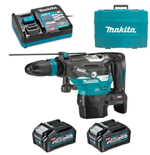 [HR005GM201] Rotomartillo combinado 2 modos inalámbrico 40v XGT Makita HR005GM201
