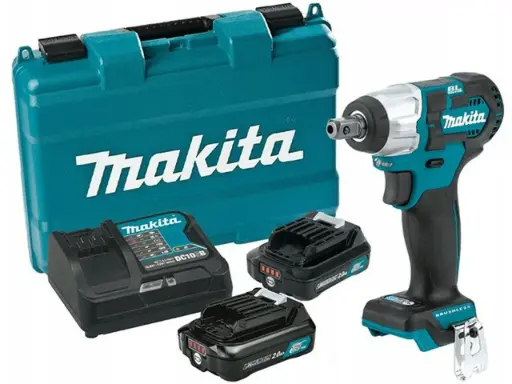 [TW060DWAE] Llave de Impacto 12V Max (CXT) 0-2.600 rpm (Max. Torque 60 N.m) 1,0 kg 1/4' Makita TW060DWAE