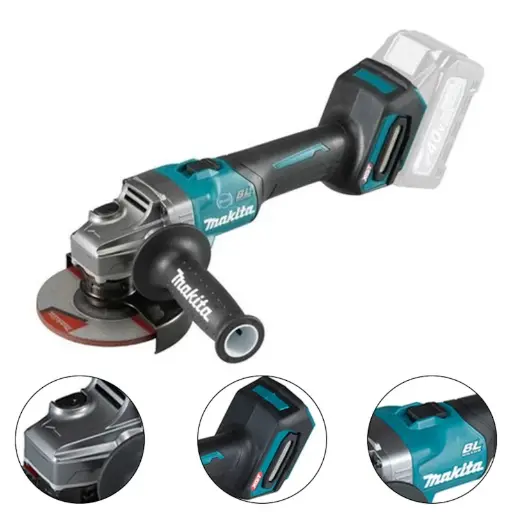 [GA007GZ] Esmeril Angular Inalámbrico 40v XGT Makita GA007GZ