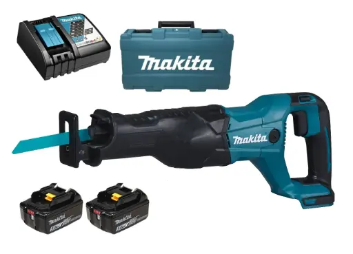 [DJR187RFE] Sierra Sable Vel. Variable 0-2.300/3.000 Capacidad máxima corte 130 mm. 3,4 kg Makita DJR187RFE