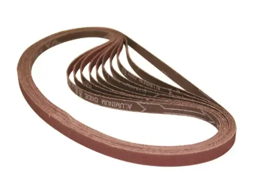 [A-34481] Banda Abrasiva 3/8 x 21, Grano 120, Paq. c/10 Makita A-34481