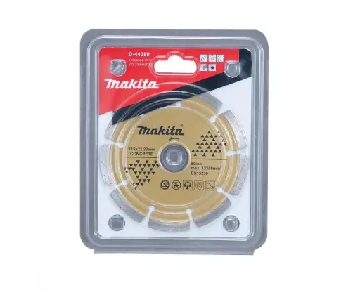 [D-44389] DISCO DIAMANTADO SEGMENTADO 115X22.23MM PARA CONCRETO MAKITA D-44389