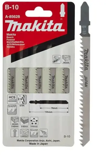 [A-85628] Hoja de Calar B-10 9T x 80 mm Madera Makita A-85628