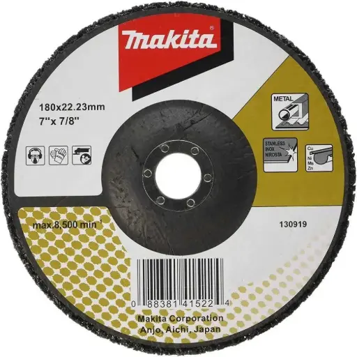 [B-22735] Discos flap para Amoladoras 180X22,23mm Z120 Makita B-22735