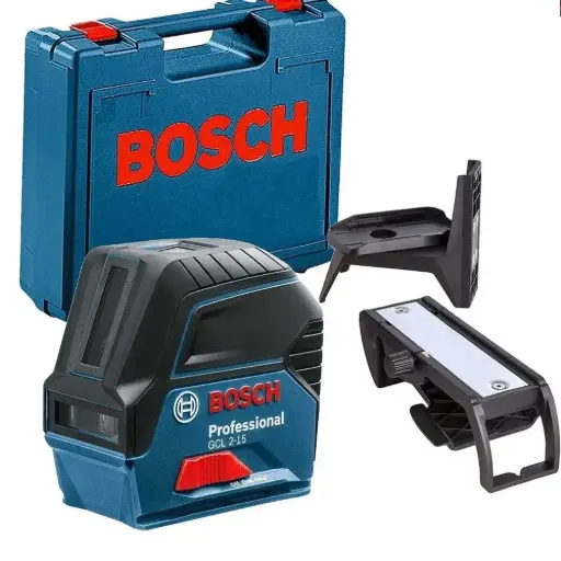 [0601066E02] Nivel láser combinado de líneas 15 m con puntos Bosch GCL 2-15