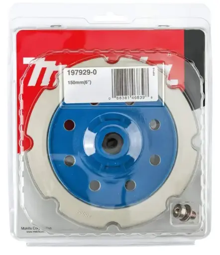 [197929-0] Respaldo Plato Enganche 150mm Pulidora Makita 197929-0