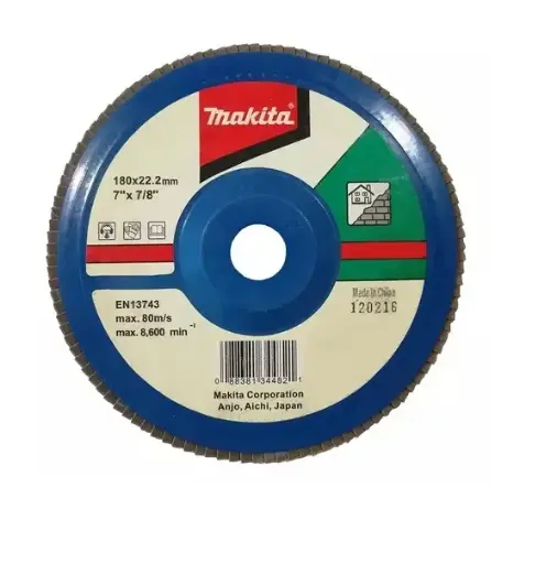 [D-28232] Disco flap 180x22,23 mm grano 180 carburo de silicio / concreto Makita D-28232
