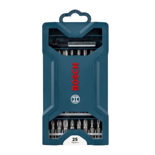 [2607017400] Juego de puntas para atornillar Bosch Mini X-Line con 25 und. Bosch 2607017400