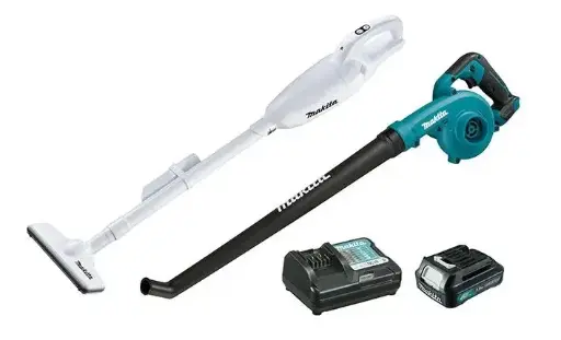 [CLX248] COMBO CLX248 Kit Aspiradora CL108FDZW + soplador UB101DZ Makita 12 Volts