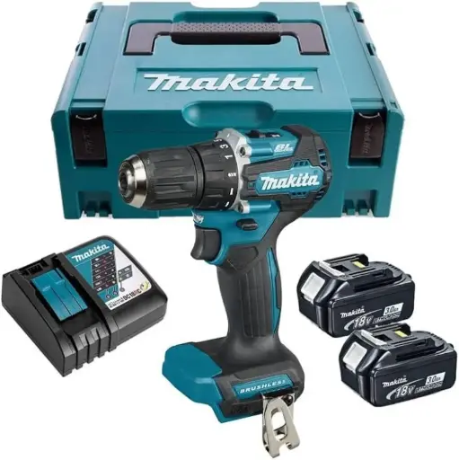 [DDF487RFJ] Taladro-Atornillador  13 mm. - 2 vel. variable (max. Torque 40 N.m) 1,6 kg.  Makita DDF487RFJ